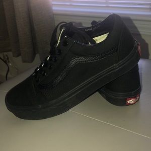 All Black Vans